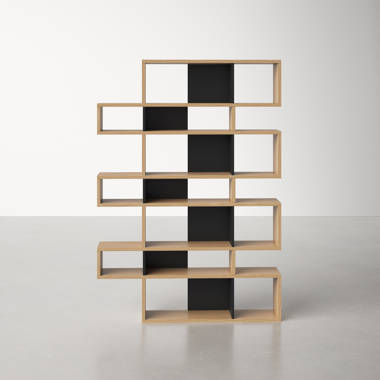 AllModern Voyager Geometric Bookcase Reviews Wayfair